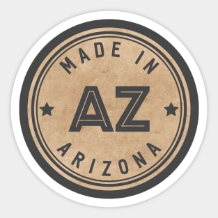 Made In Arizona AZ State USA Sticker